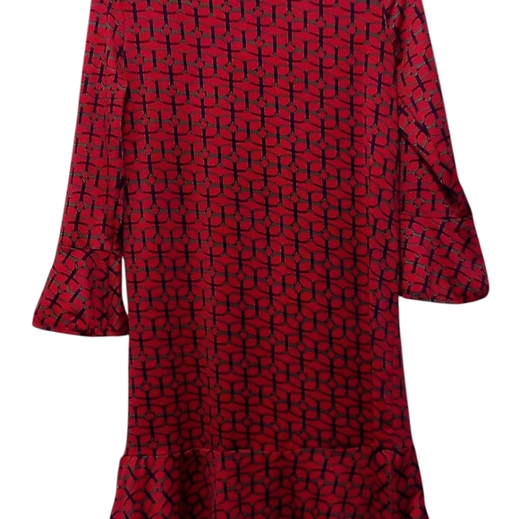 Buckhead Betties - Maze Runner Mandy, Long Bell Sleeves, Round Neck, Poly-knit, - Picture 4 of 12